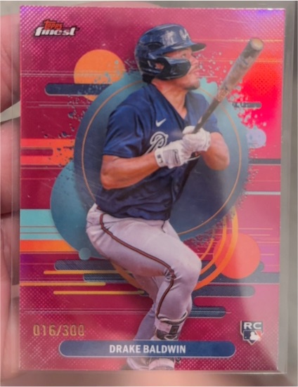 2025 Topps Finest #183 Drake Baldwin — front