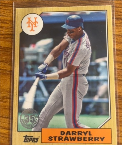 2022 Topps 35th Anniversary #T87-51 Darryl Strawberry — front