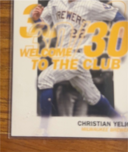 2023 Topps Series 1 #WC-18 Christian Yelich — front