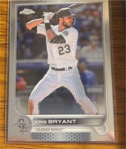 2022 Topps Chrome Update #USC63 Kris Bryant — front