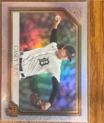 2021 Topps Gallery #53 Casey Mize Rookie RC Detroit Tigers — front