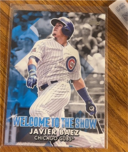 2022 Topps #WTTS-19 Javier Baez Welcome to the Show — front