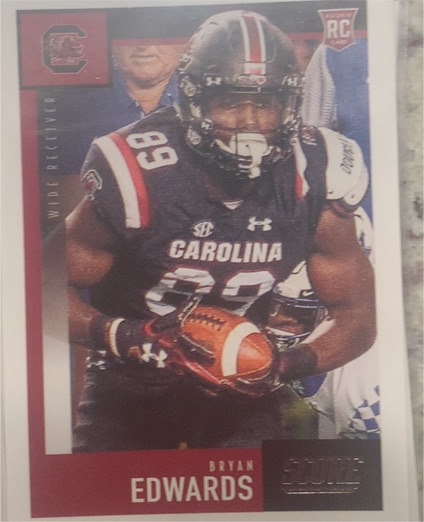 2020 Score #415 Bryan Edwards Rookie South Carolina Gamecocks — front