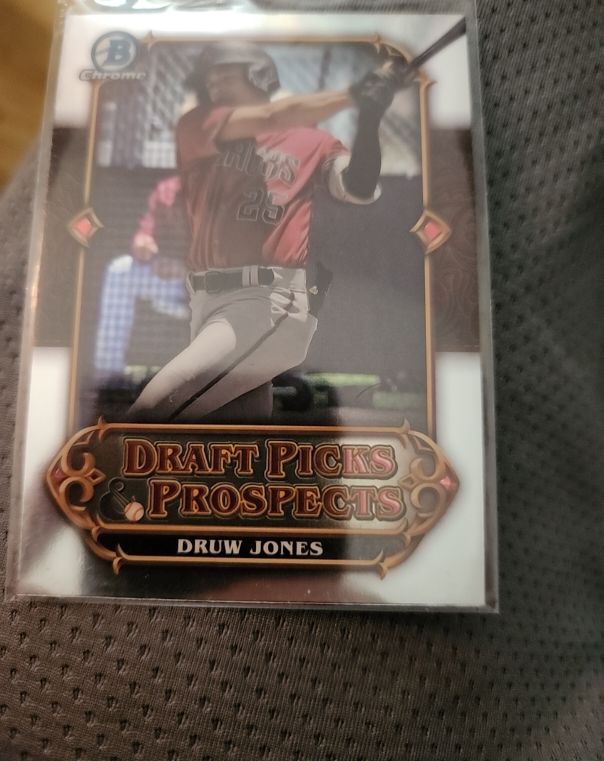 2023 Bowman Chrome Draft Picks & Prospects #DPP-11 Druw Jones — front