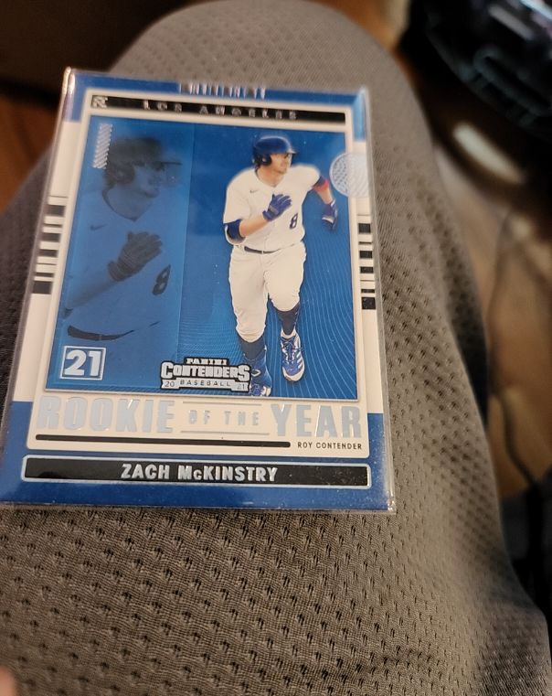 2021 Panini Contenders Rookie of the Year #21 Zach McKinstry — front