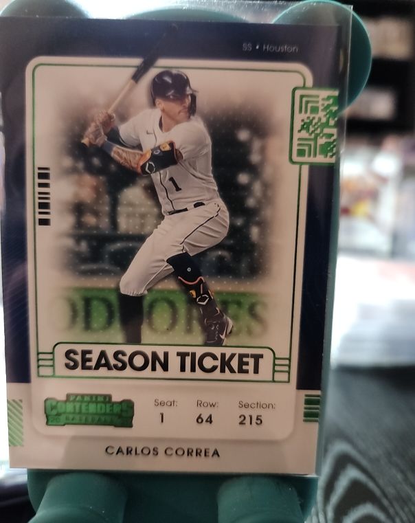 2021 Panini Contenders Season Ticket #SS Carlos Correa — front