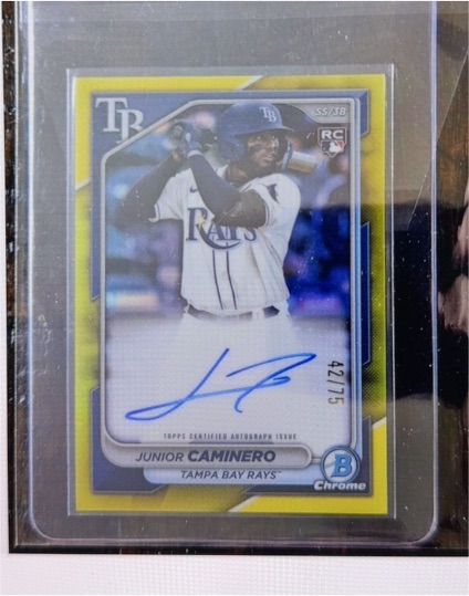 2024 Bowman Chrome #CRA-JCA Junior Caminero — front