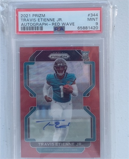 2021 Panini Prizm #344 Travis Etienne Jr. — front