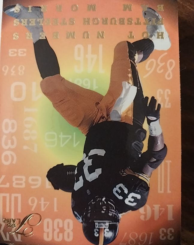 1995 Flair Hot Numbers #8 Bam Morris — front