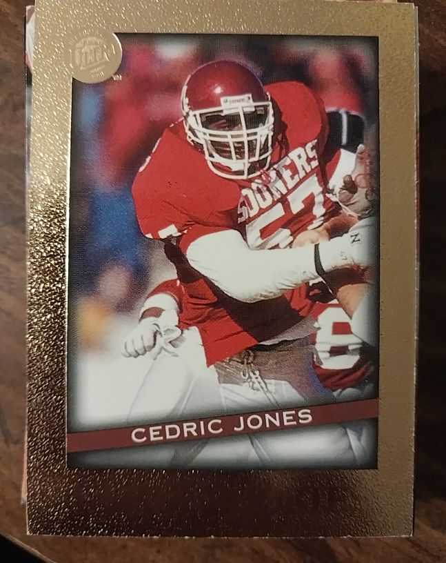 1996 Fleer Ultra Ultra Rookies #17 Cedric Jones — front