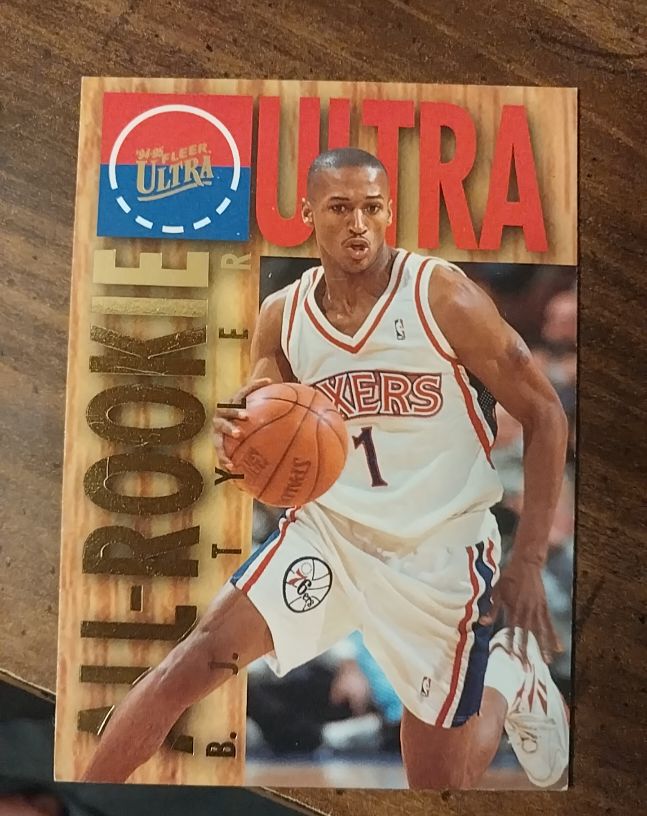 1994-95 Fleer Ultra #14 B.J. Tyler All-Rookie — front