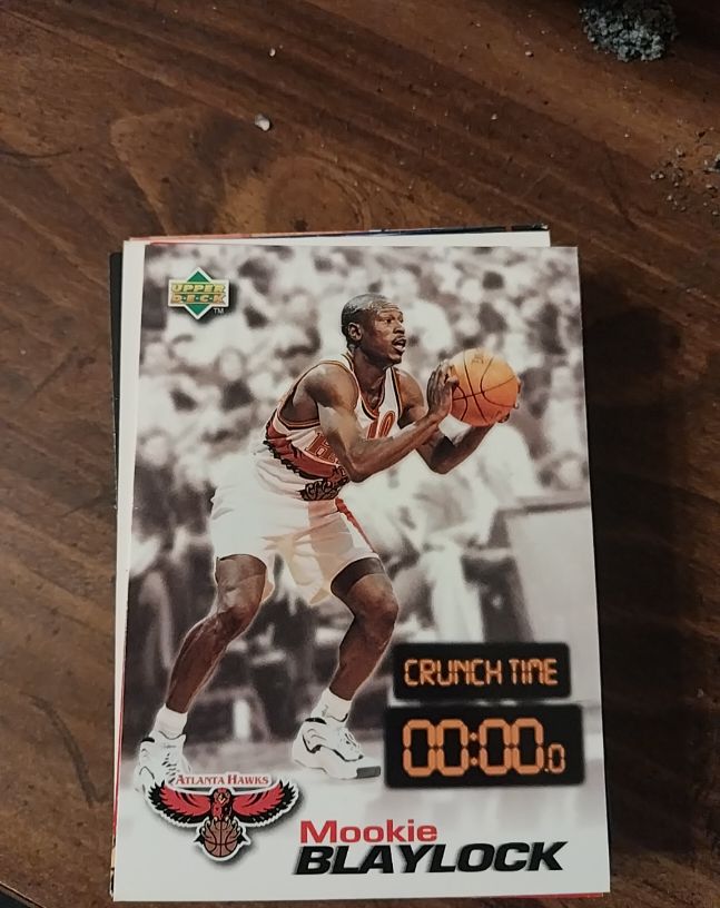 1997 Upper Deck Crunch Time #CT11 Mookie Blaylock — front