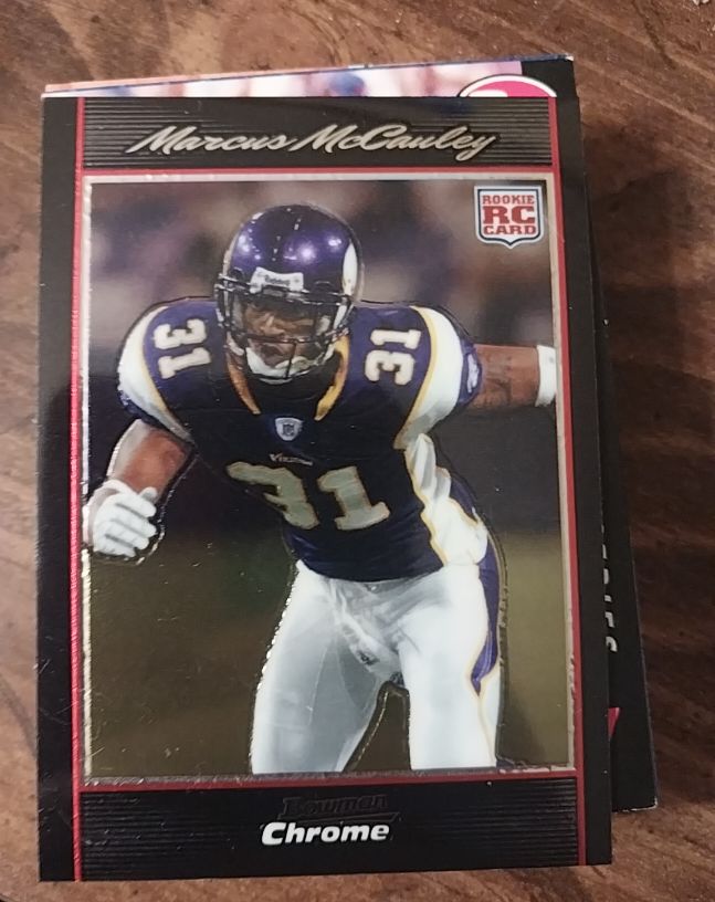 2007 Bowman Chrome #BC38 Marcus McCauley — front