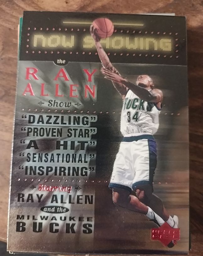 1999-00 Upper Deck Now Showing #NS15 Ray Allen — front