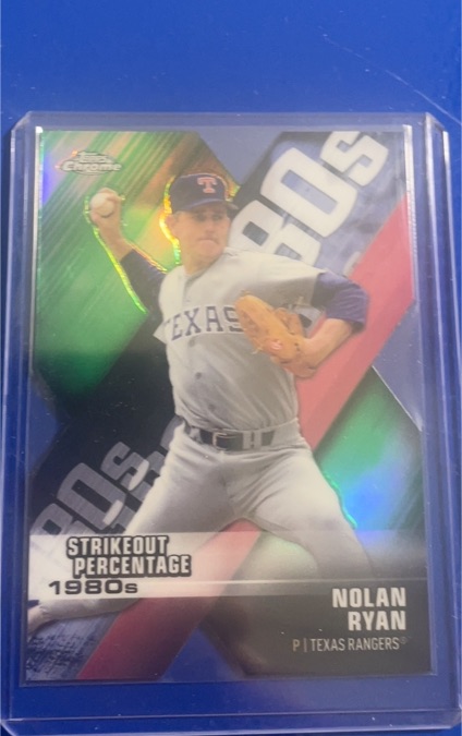 2020 Topps Chrome Decade of Dominance Die Cut #DOD-10 Nolan Ryan — front