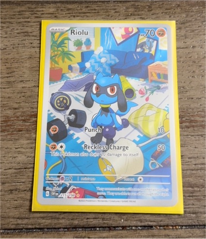 2023 Pokémon Scarlet & Violet #215 Riolu — front
