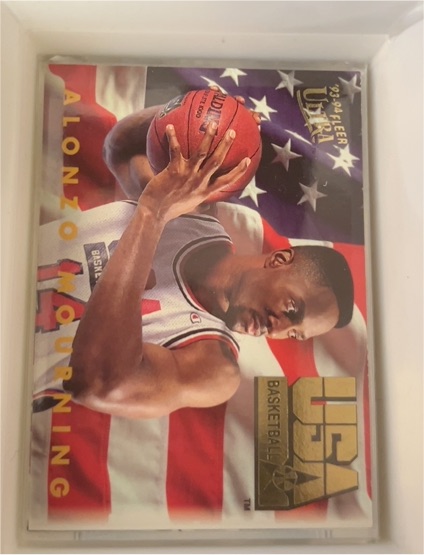 1993-94 Fleer Ultra #367 Alonzo Mourning — front