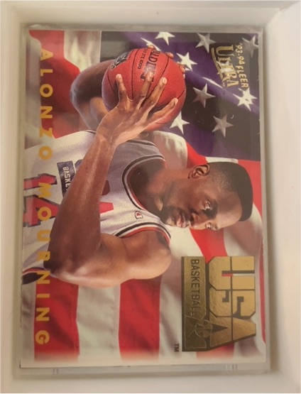 1993-94 Fleer Ultra #367 Alonzo Mourning — front