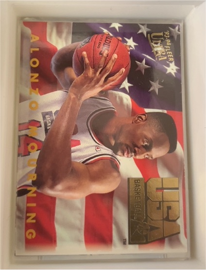 1993-94 Fleer Ultra #367 Alonzo Mourning USA Basketball — front