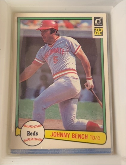 1982 Donruss #400 Johnny Bench — front