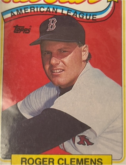 1986 Topps #405 Roger Clemens — front