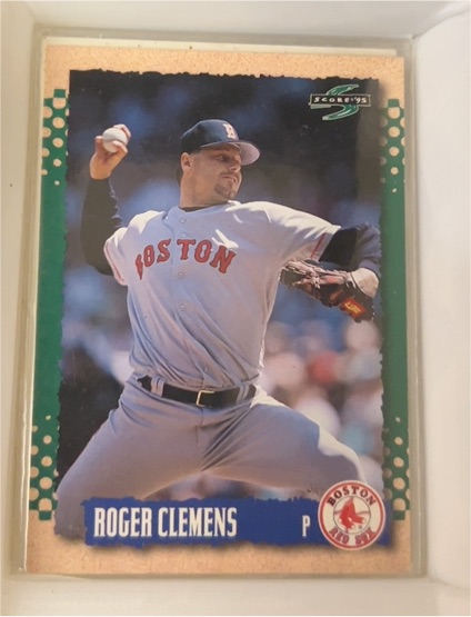 1995 Score #118 Roger Clemens Boston Red Sox — front