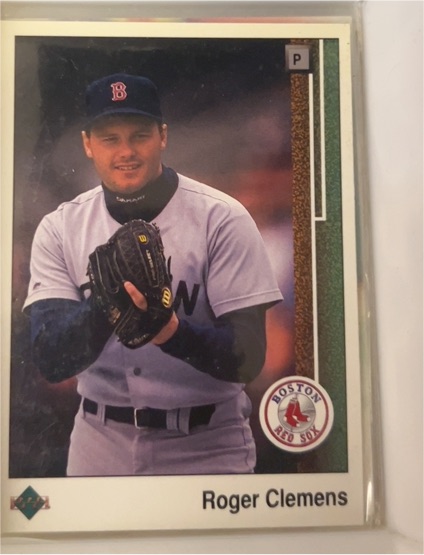 1989 Upper Deck #195 Roger Clemens — front