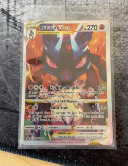 2023 Pokémon SWSH #SWSH291 Lucario VSTAR — front