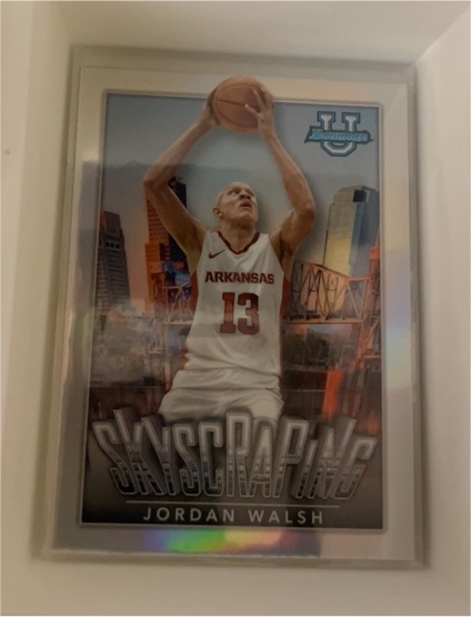 2022-23 Bowman Chrome University #S-3 Jordan Walsh Skyscraping — front