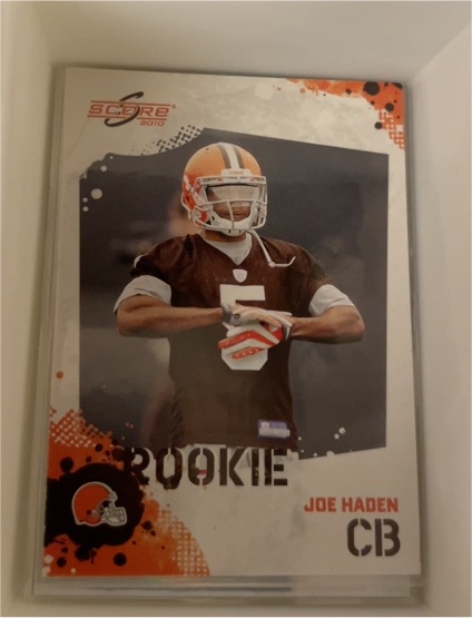 2010 Score #ROOKIE Joe Haden — front