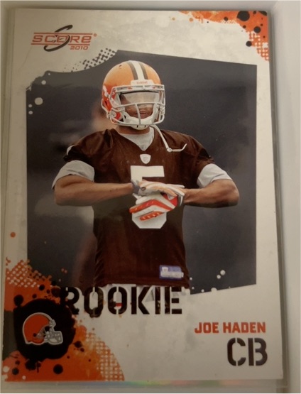 2010 Score #358 Joe Haden — front