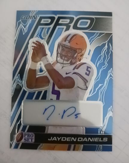 2024 Leaf Pro Set Goin' Pro #GP-JD1 Jayden Daniels — front
