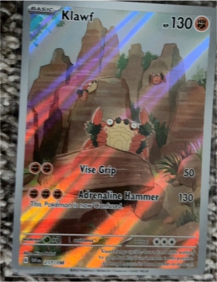 2023 Pokémon SV01: Scarlet & Violet Base Set #217 Klawf Illustration Rare — front