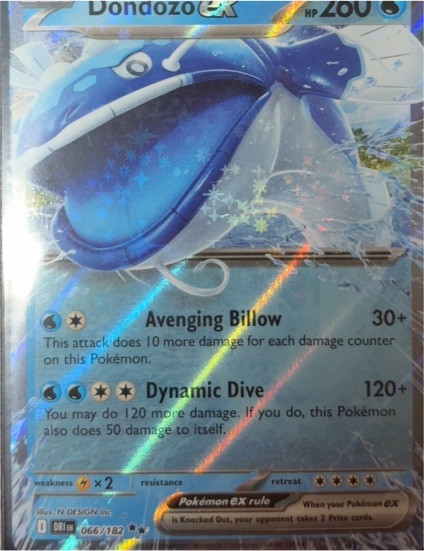 2025 Pokémon SV10 Destined Rivals #066 Dondozo ex — front
