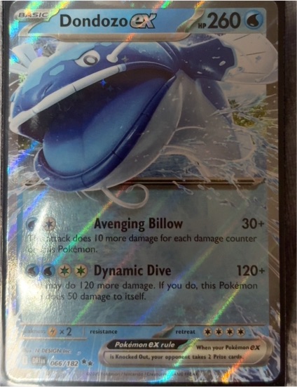 2025 Pokémon Destined Rivals #066 Dondozo ex — front