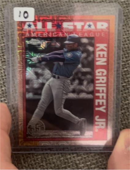 2025 Topps Series 2 Silver Pack 1990 Chrome Mojo ALL-STAR #90ASC-34 Ken Griffey Jr. — front