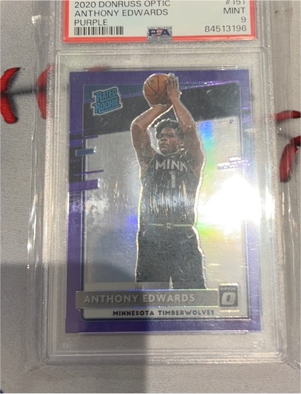 2020 Donruss Optic #151 Anthony Edwards — front