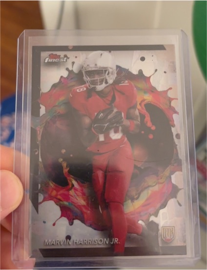 2024 Topps Finest #268 Marvin Harrison Jr — front