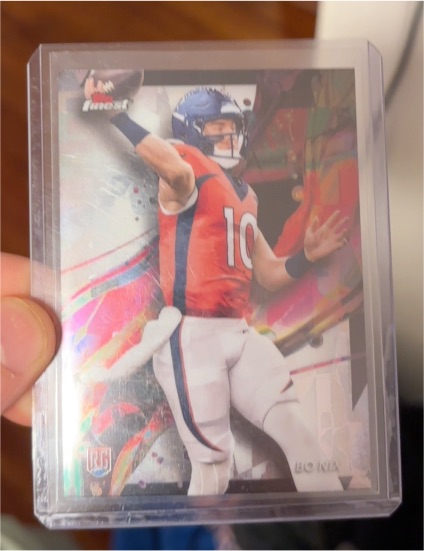 2024 Topps Finest #63 Bo Nix — front
