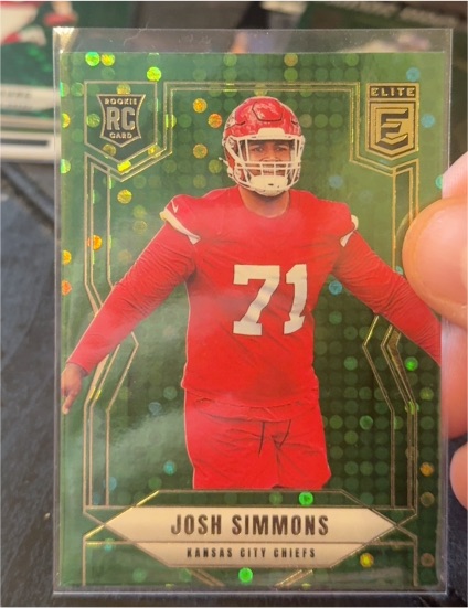 2025 Panini Donruss Elite #160 Josh Simmons — front