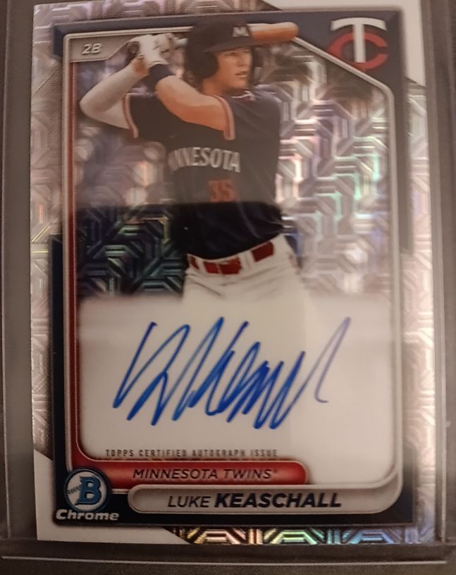 2024 Bowman Chrome #BMA-LK Luke Keaschall — front