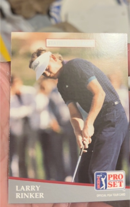 1991 Pro Set PGA Tour #270 Larry Rinker — front
