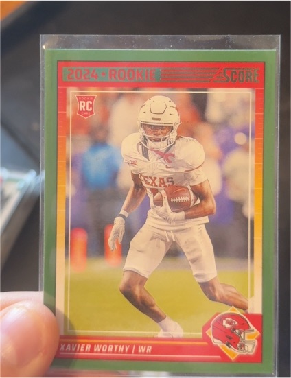 2024 Score #324 Xavier Worthy — front