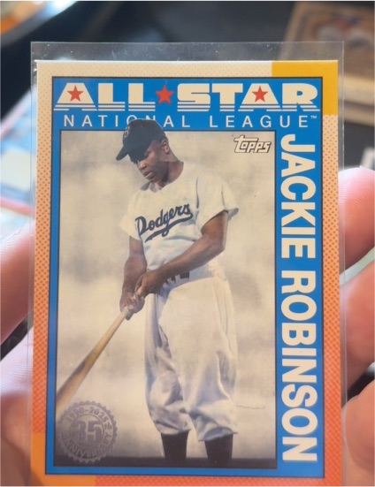 1990 Topps Baseball All-Stars #90AS-24 Jackie Robinson — front