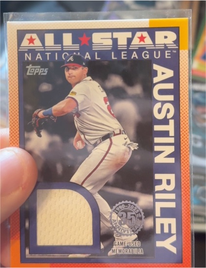 2025 Topps Series 2 1990 All-Star Relic #90ASR-AR Austin Riley — front