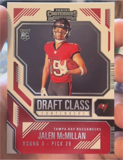 2024 Panini Contenders Draft Class #19 Jalen McMillan — front