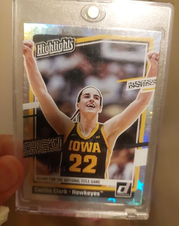2024 Panini Donruss Highlights #H9 Caitlin Clark — front