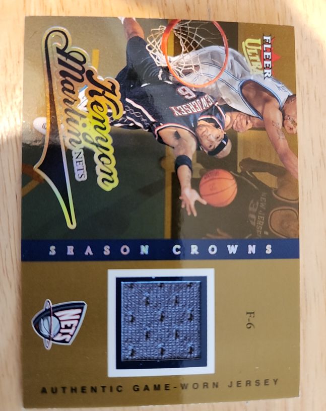2004 Fleer Ultra Season Crowns F-6 Kenyon Martin — front