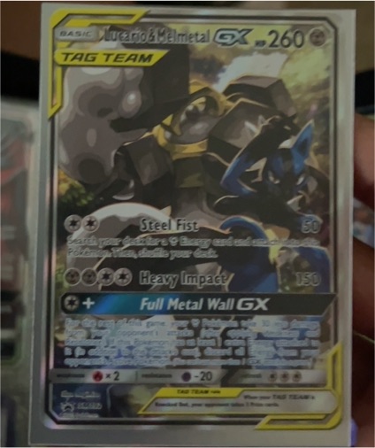 Lucario & Melmetal GX SM192 Pokémon Card — front
