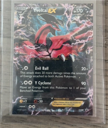 2014 Pokémon XY Black Star Promo #XY08 Yveltal EX — front